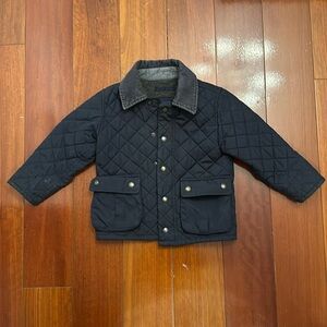 Blue baby gap quilted jacket size 3